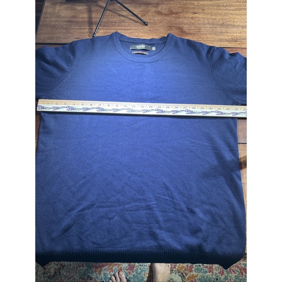 XRay Jeans Slim Fit Premium Comfort Blue Crew Neck Sweater Sz 2XL - Picture 8 of 11